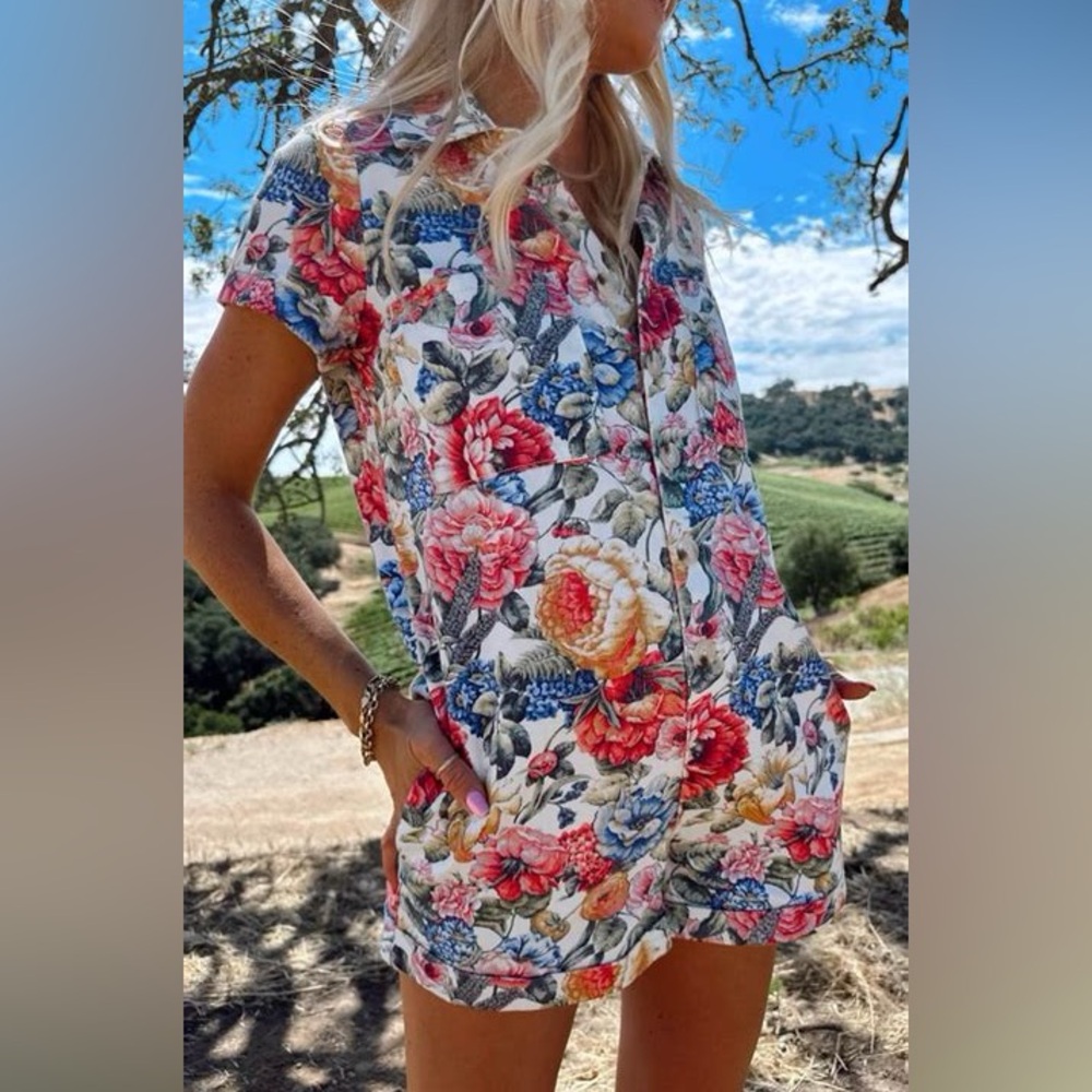 Show Me Your Mumu Range Romper ~ Dusty Meadows Denim